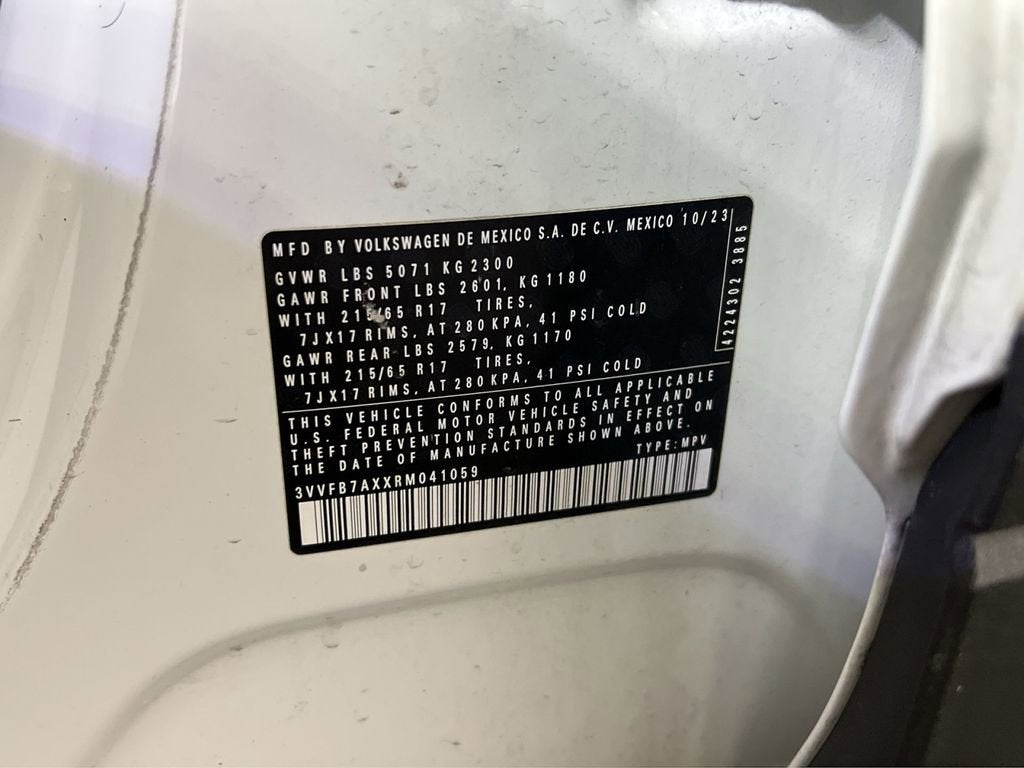 2024 Volkswagen Tiguan 2.0T S