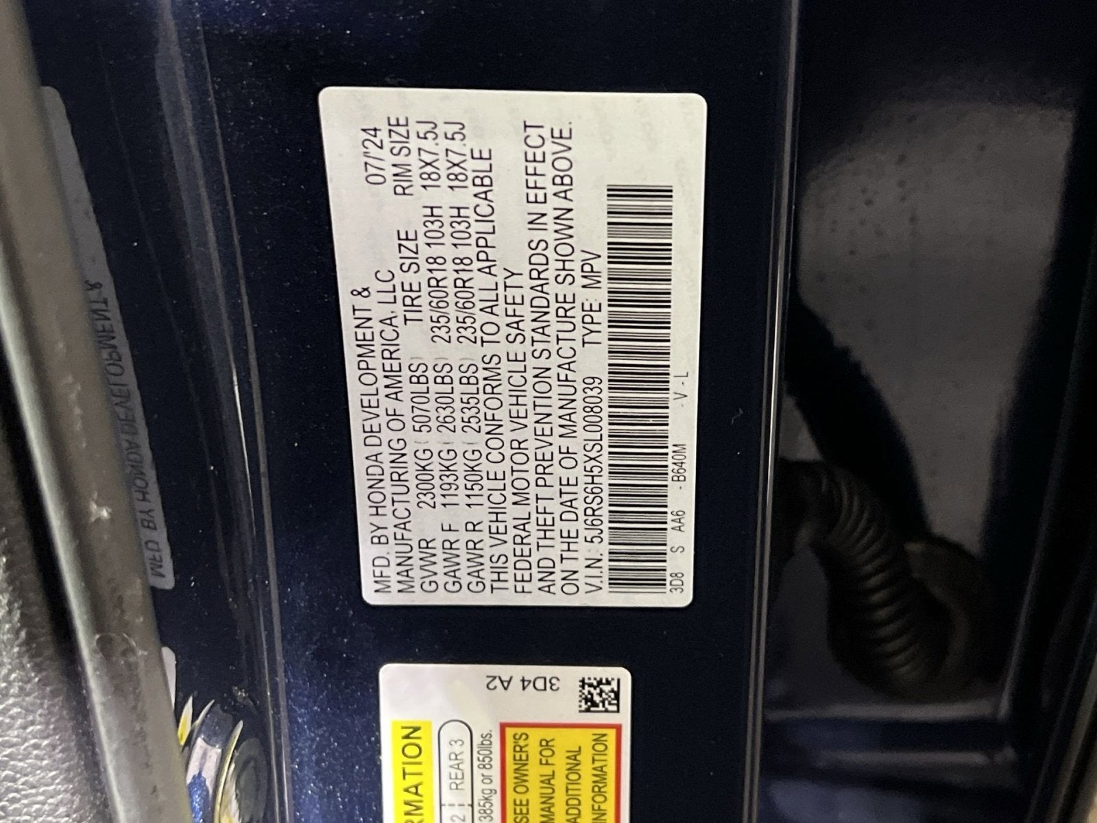 2025 Honda CR-V Hybrid Sport