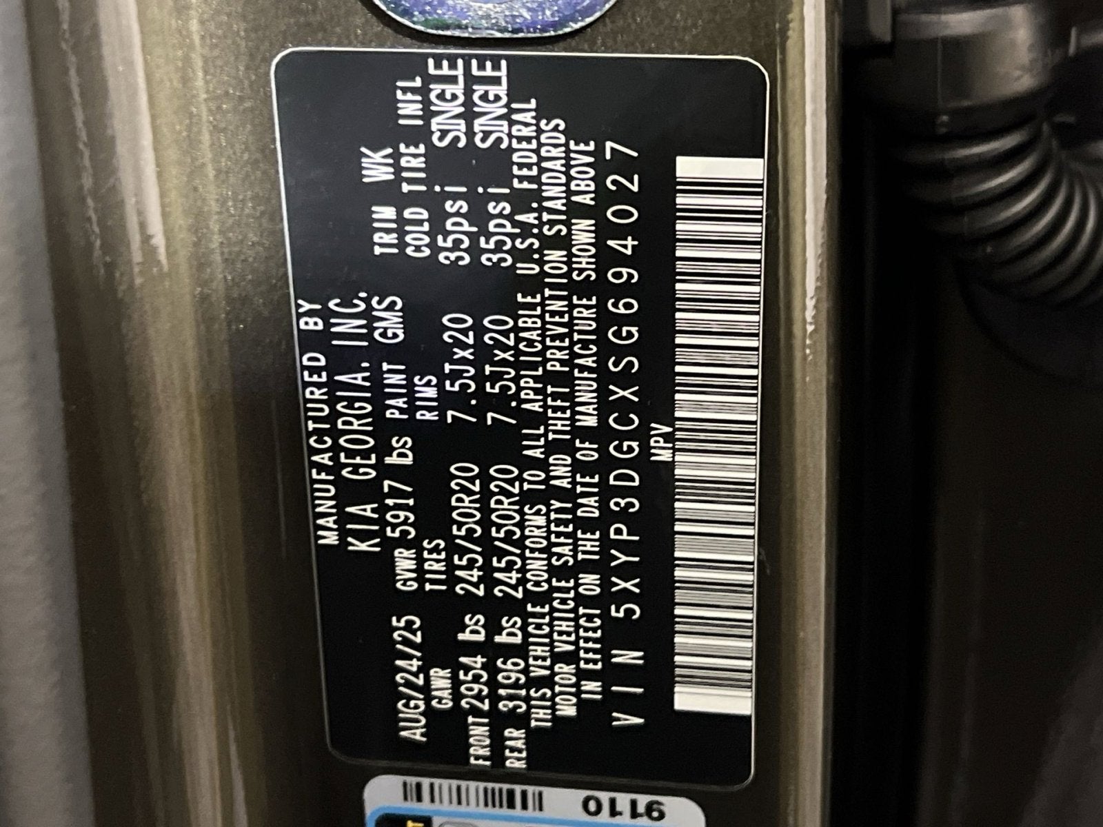 2025 Kia Telluride EX