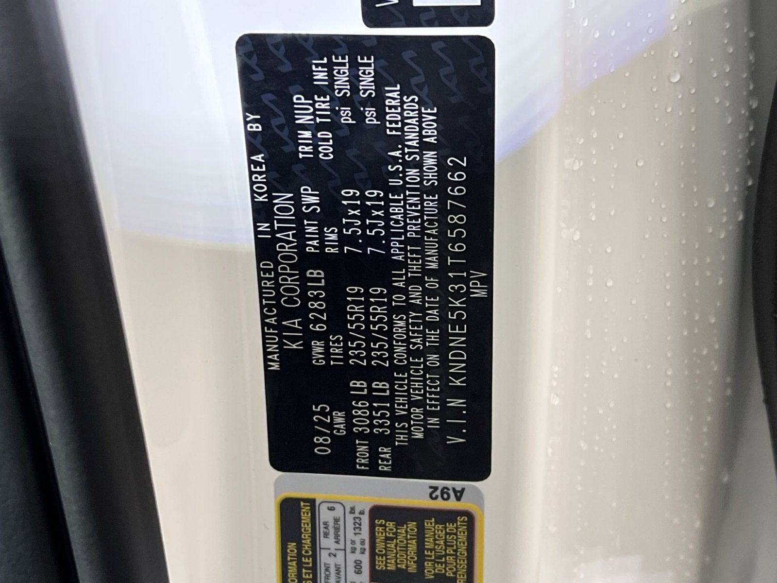 2026 Kia Carnival SX