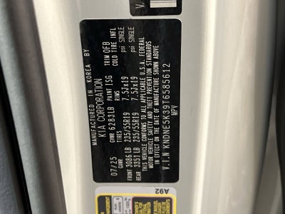 2026 Kia Carnival SX