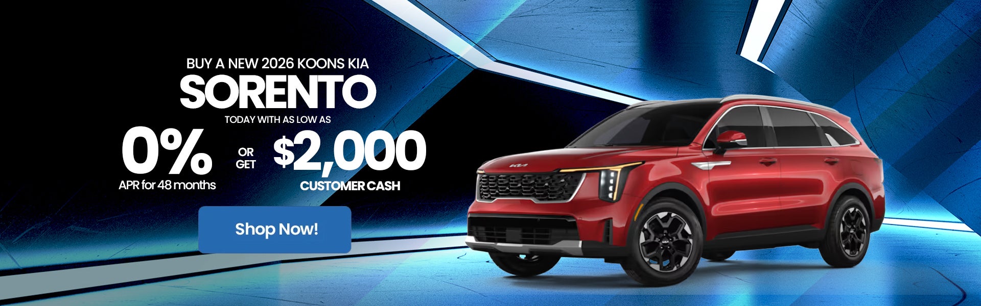 2026 Kia Sorento APR Offer